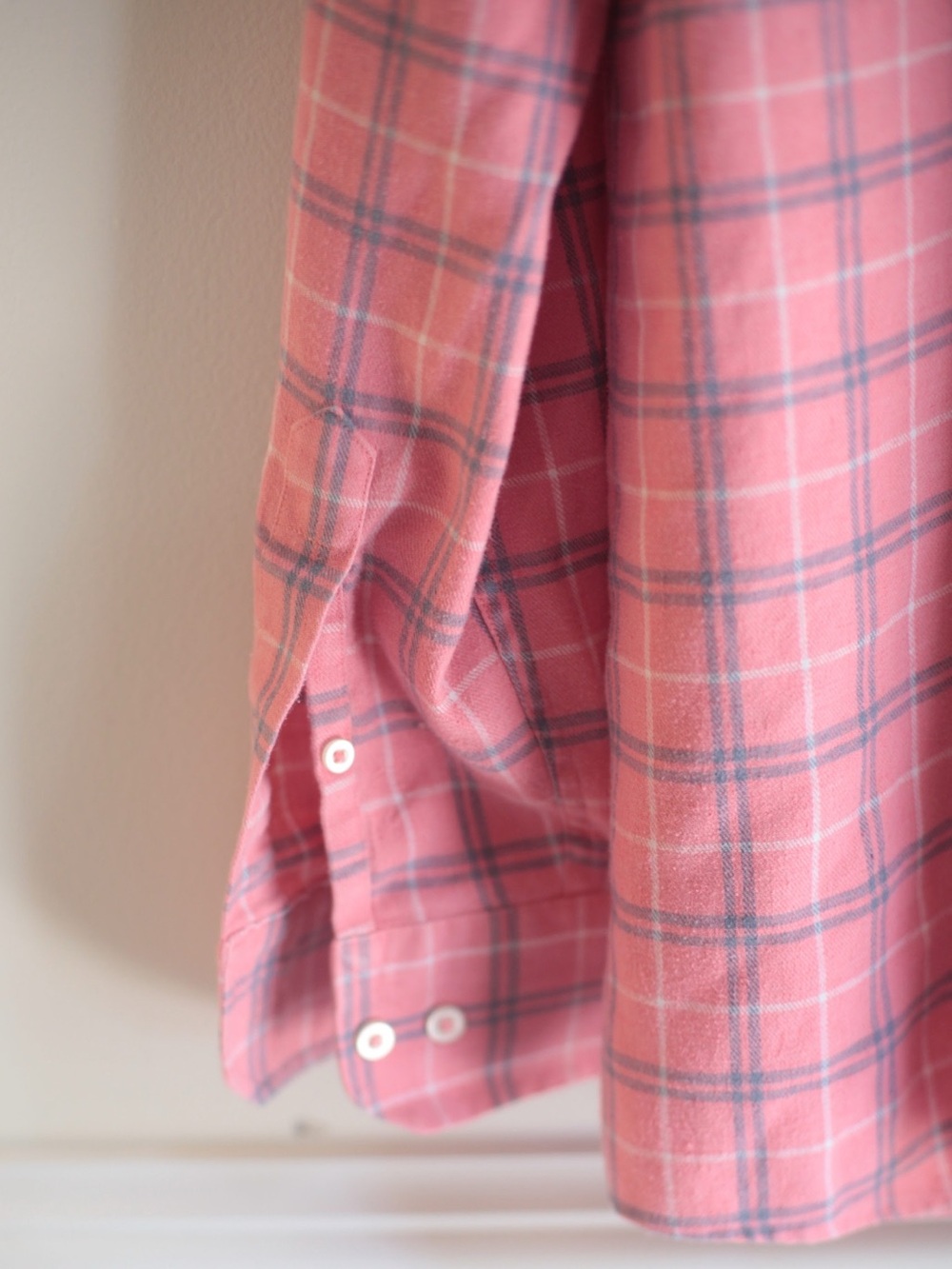 Southern Tide Classic Fit Pink Plaid Button Front Shirt Men's Large L Stretch - Picture 4 of 7